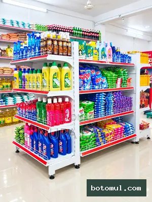 Supermarket End Gondola Double Side Gondola Rack
