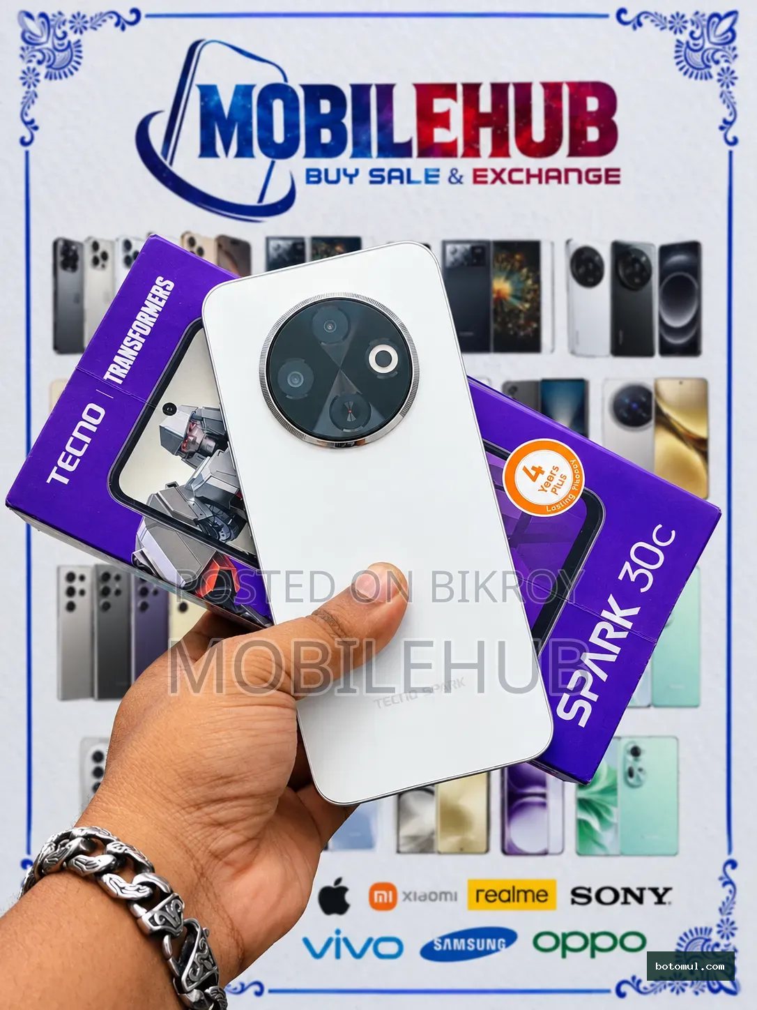 Tecno Spark 30C 128 GB White