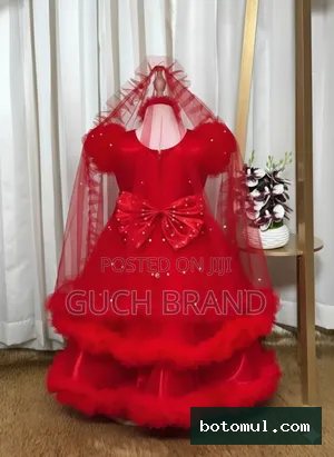 Baby Party Gown - Red (Baby Party Gown Red)